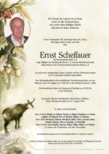 Parte von Ernst Scheffauer