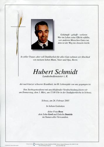 Parte von Hubert Schmidt