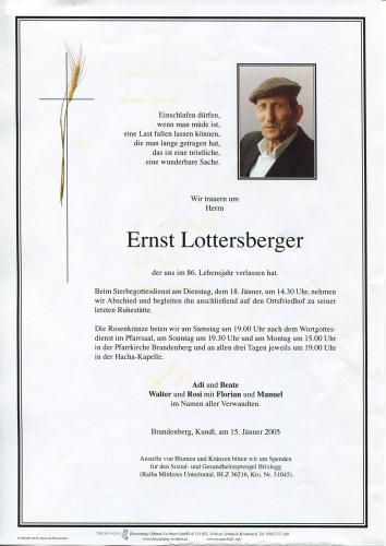 Parte von Ernst Lottersberger