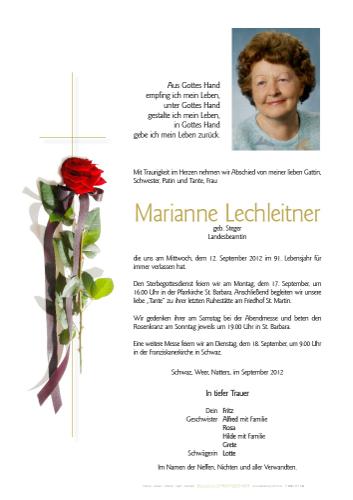 Parte von Marianne Lechleitner