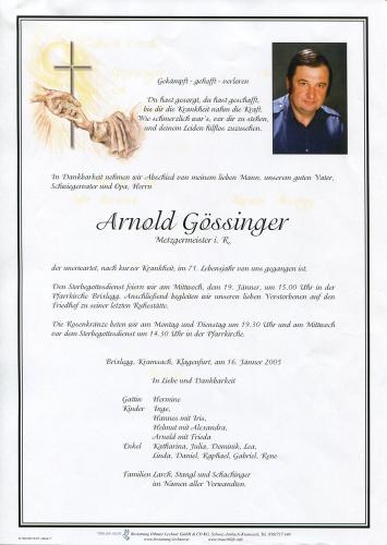 Parte von Arnold Gössinger