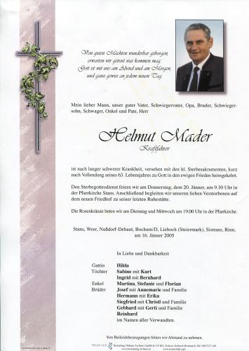 Parte von Helmut Mader