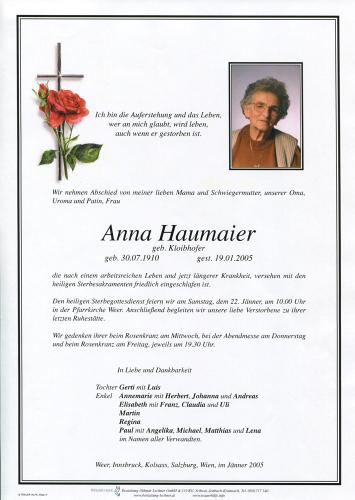 Parte von Anna Haumaier