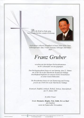 Parte von Franz Gruber