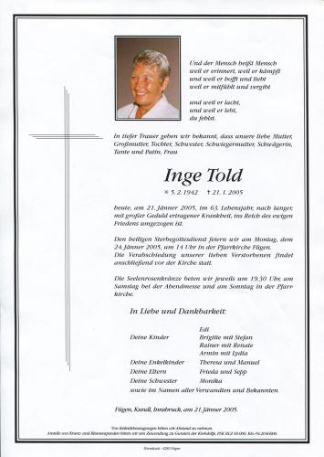 Parte von Inge Told