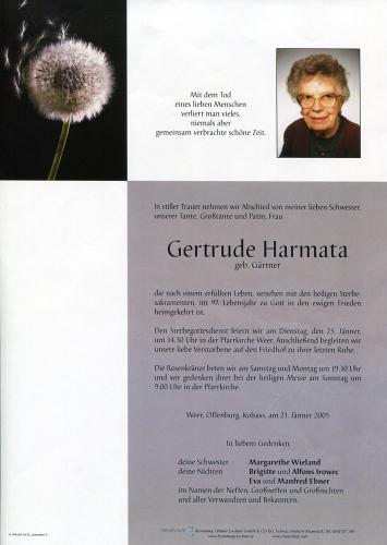 Parte von Gertrude Harmata