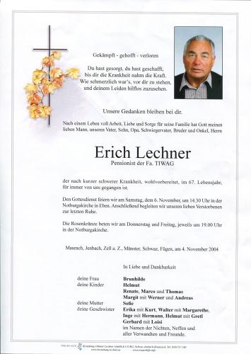 Parte von Erich Lechner