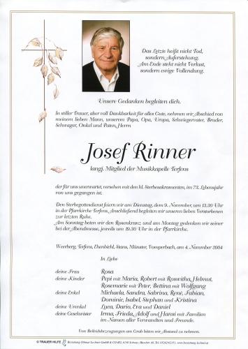 Parte von Josef Rinner