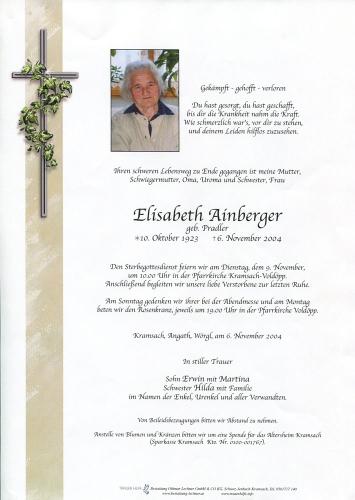 Parte von Elisabeth Ainberger