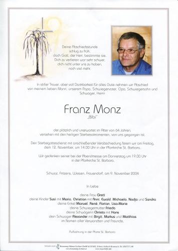 Parte von Franz Monz