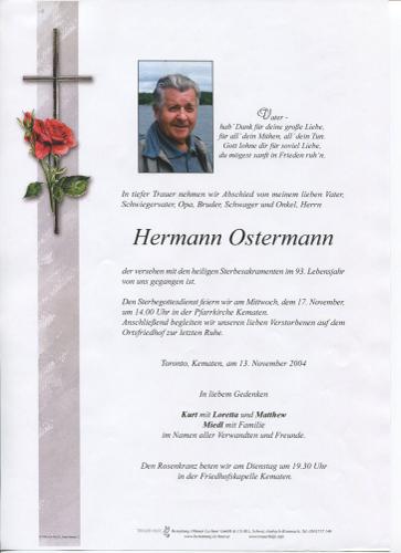 Parte von Hermann Ostermann