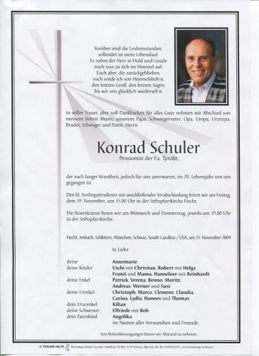 Parte von Konrad Schuler