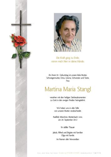 Parte von Martina Maria Stangl