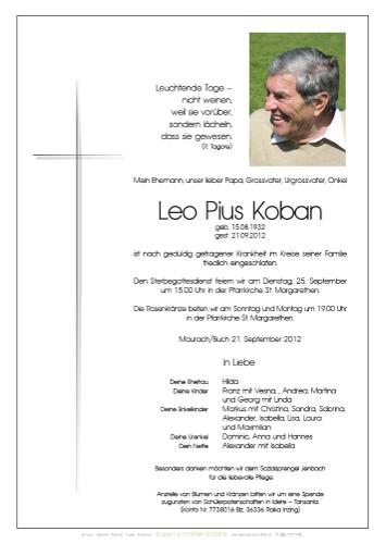 Parte von Leo Koban