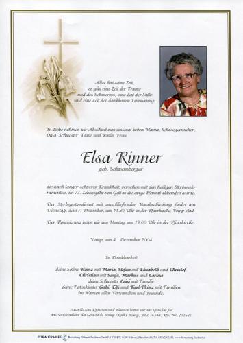 Parte von Elsa Rinner