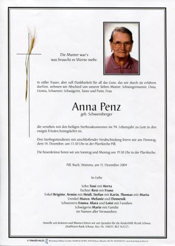 Parte von Anna Penz