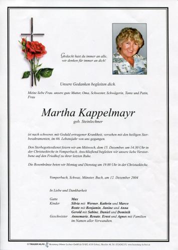 Parte von Martha Kappelmayr