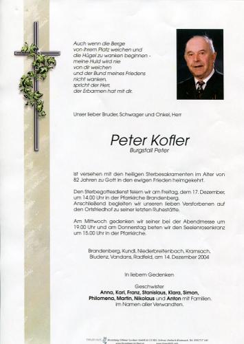 Parte von Peter Kofler