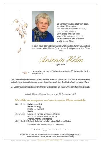 Parte von Antonia Helm