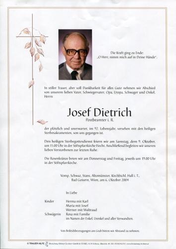 Parte von Josef Dietrich