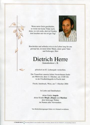 Parte von Dietrich Herre