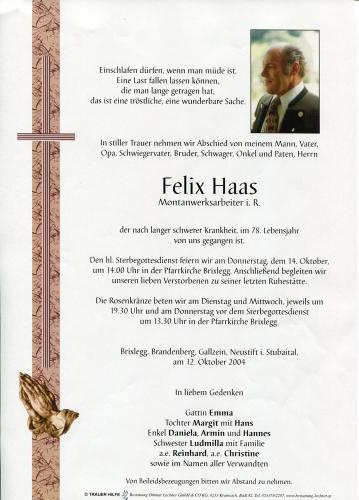 Parte von Felix Haas