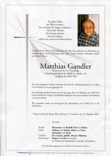 Parte von Matthias Gandler