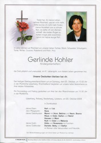 Parte von Gerlinde Kohler