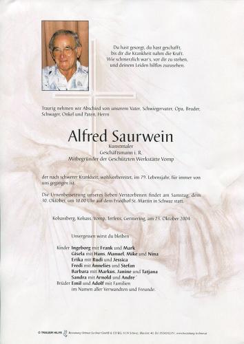 Parte von Alfred Sauerwein