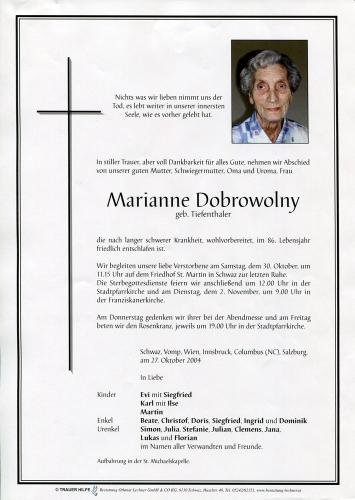 Parte von Marianne Dobrowolny