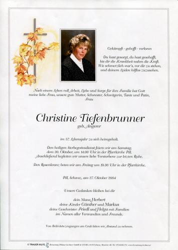Parte von Christine Tiefenbrunner