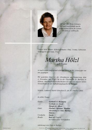 Parte von Martha Hölzl