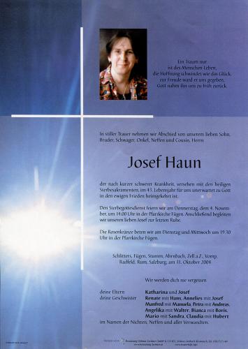 Parte von Josef Haun
