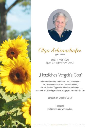 Parte von Olga Schranzhofer