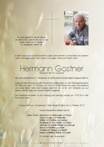 Parte von Hermann Gostner