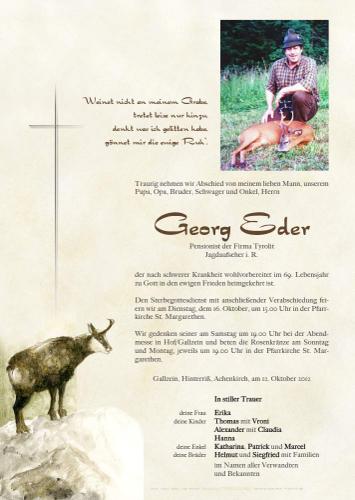 Parte von Georg Eder