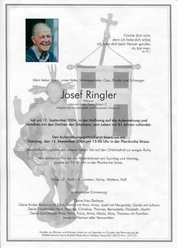 Parte von Josef Ringler