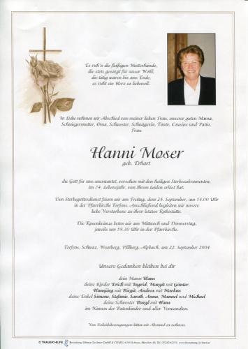 Parte von Johanna Moser