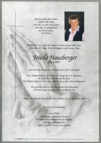 Parte von Frieda Hausberger