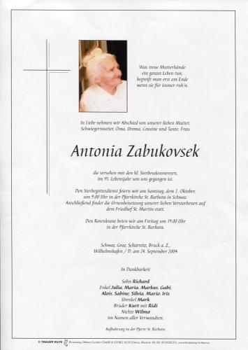 Parte von Antonia Zabukovsek