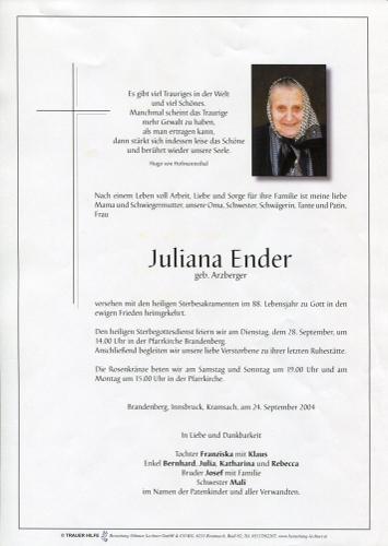 Parte von Juliana Ender