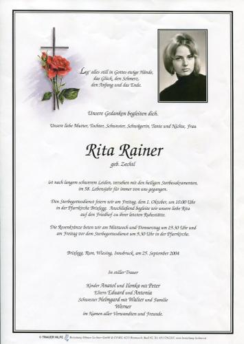 Parte von Rita Rainer