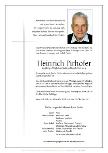 Parte von Heinrich Pirhofer