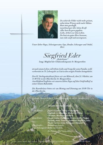 Parte von Siegfried Eder