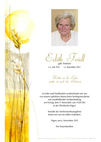 Parte von Edith Foidl