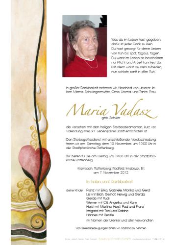 Parte von Maria Vadasz