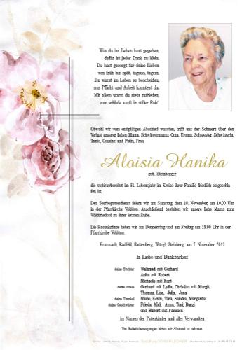 Parte von Aloisia Hanika