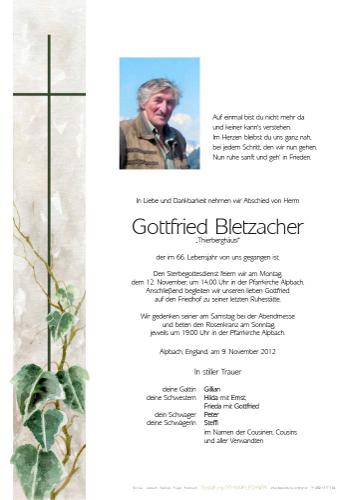 Parte von Gottfried Bletzacher