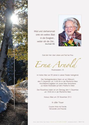 Parte von Erna Arnold