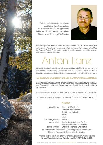 Parte von Anton Lanz
